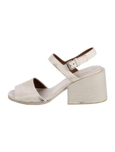 Pre-owned Marsèll Leather Sandals In Neutral
