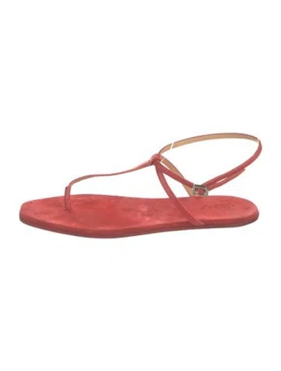 Pre-owned Marsèll Leather Sandals In Red