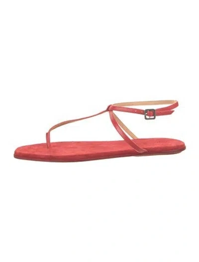 Pre-owned Marsèll Leather Sandals W/ Tags In Red