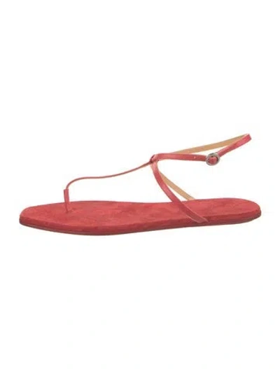 Pre-owned Marsèll Leather Sandals W/ Tags In Red