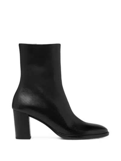 Marsèll Leather Side-zip Ankle Boots In Multi