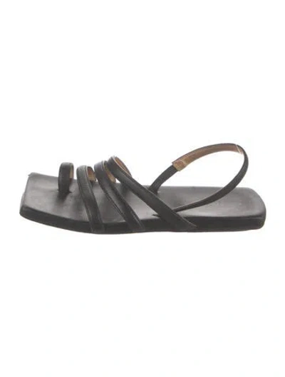 Pre-owned Marsèll Leather Slingback Sandals In Multi