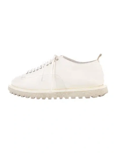 Pre-owned Marsèll Leather Sneakers In White