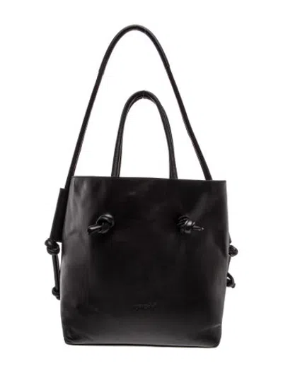 Pre-owned Marsèll Leather Top Handle Bag In Black