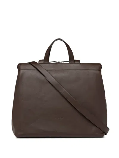 Marsèll Leather Tote Bag In Blue