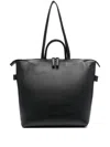 Marsèll Logo-debossed Tote Bag In Schwarz
