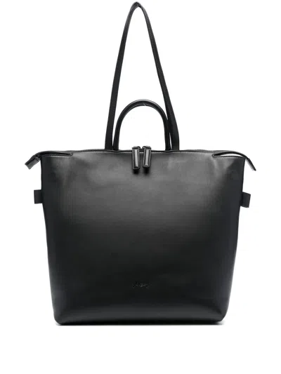 Marsèll Logo-debossed Tote Bag In Schwarz