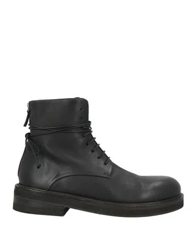 Marsèll Man Ankle Boots Black Size 11 Leather