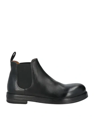 Marsèll Man Ankle Boots Black Size 9 Calfskin