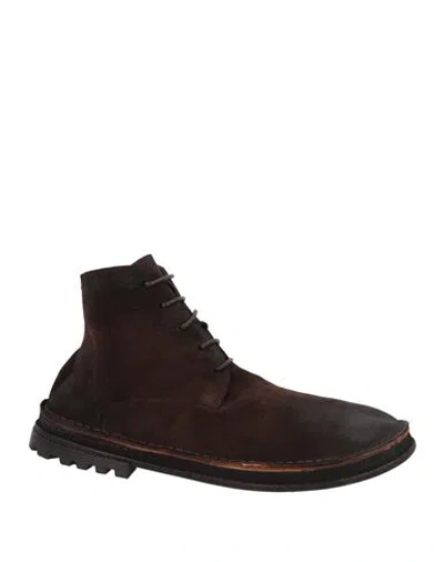 Marsèll Man Ankle Boots Dark Brown Size 9 Leather