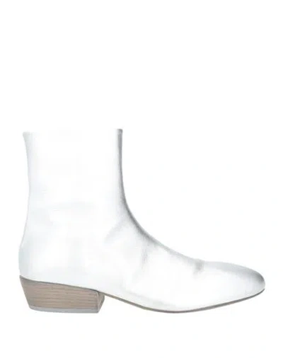 Marsèll Man Ankle Boots Silver Size 9 Leather