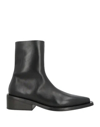 MARSÈLL MARSÈLL MAN BOOT BLACK SIZE 13 LEATHER