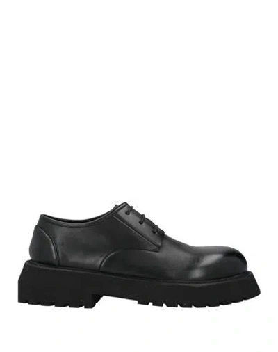 Marsèll Man Lace-up Shoes Black Size 7.5 Calfskin
