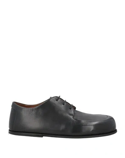 Marsèll Man Lace-up Shoes Black Size 8 Calfskin