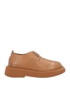 Marsèll Man Lace-up Shoes Camel Size 9 Calfskin In Beige
