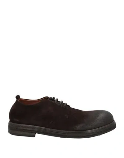 Marsèll Man Lace-up Shoes Dark Brown Size 8 Leather