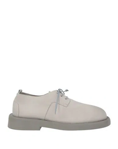 Marsèll Man Lace-up Shoes Grey Size 9 Calfskin In Gray