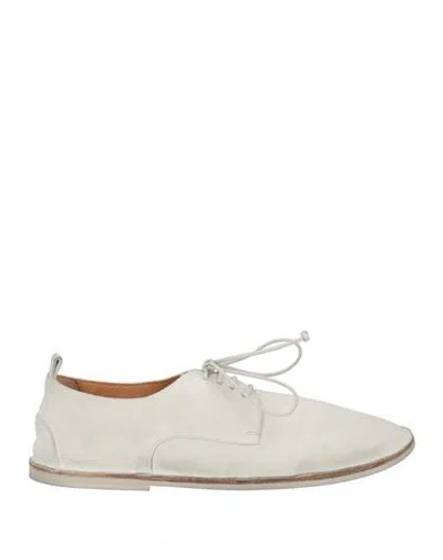 Marsèll Man Lace-up Shoes Off White Size 8 Calfskin