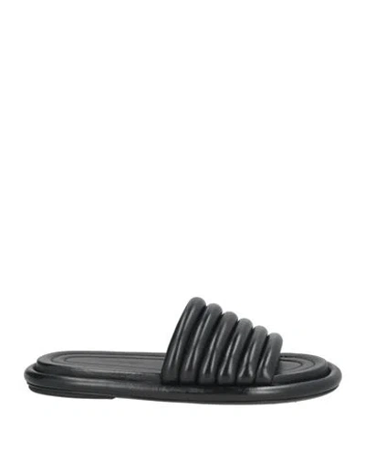 Marsèll Man Sandals Black Size 9 Calfskin