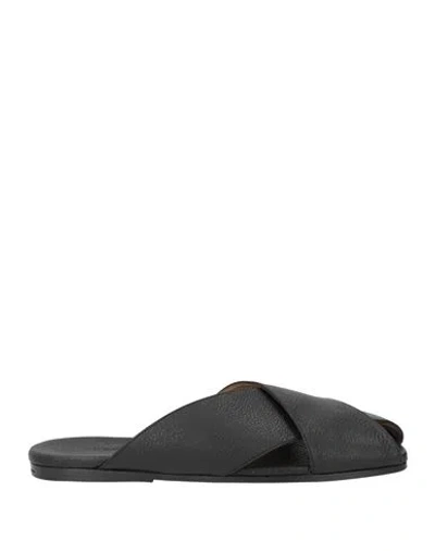 Marsèll Man Sandals Black Size 9 Leather