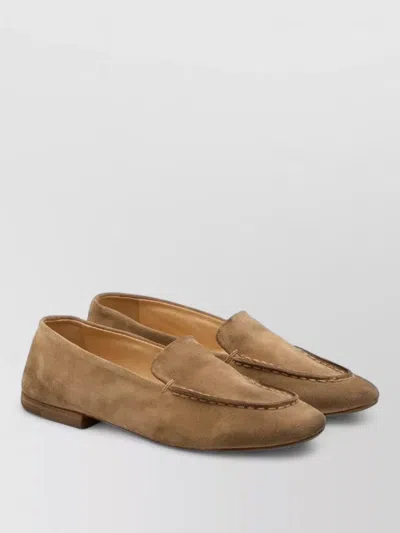 Marsèll Mandolo Leather Loafer Round Toe Suede In Multi