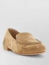 Marsèll Mandolo Loafers Round Toe Suede Finish Stitch In Neutral