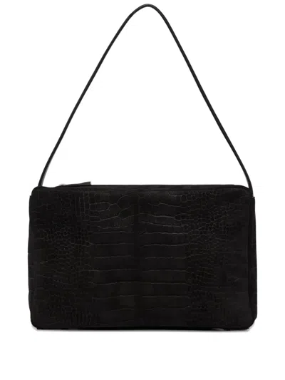 Marsèll Medium Panetto Embossed Shoulder Bag In Black