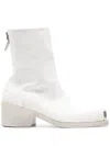 Marsèll Metal-toecap Crinkled Boots In White