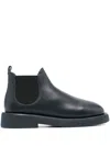 Marsèll Gomme Woman Ankle Boots Midnight Blue Size 8 Calfskin In Blue