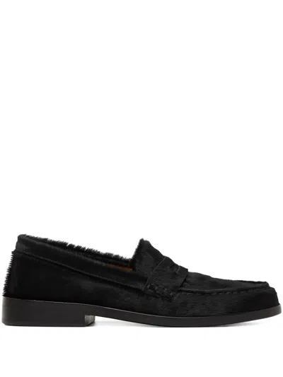 Marsèll Mocasso Leather Loafers In Black
