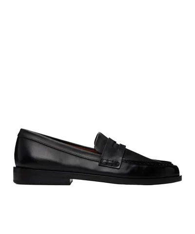 Marsèll Mocasso Leather Loafers In Black
