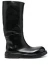 Marsèll Musona Leather Boots In Schwarz