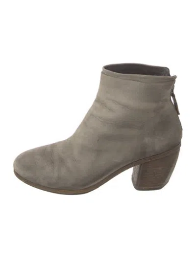 Pre-owned Marsèll Nubuck Boots In Grey/neutrals