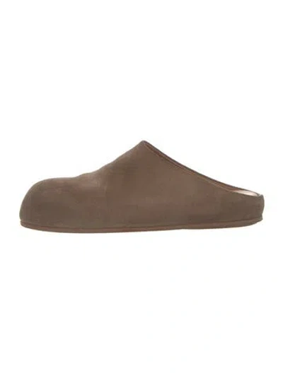 Pre-owned Marsèll Nubuck Mules In Brown