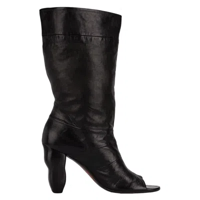 Pre-owned Marsèll Open Toe Boots - '10s In Black