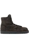 Marsèll Pallottola Lace-up Ankle Boots In Gray