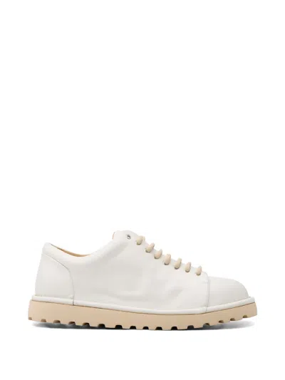 Marsèll Pallottola Pomice Lace-up Derby Shoes In White