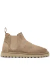 Marsèll Panelled Suede Ankle Boots In Neutrals