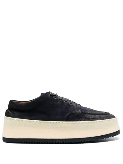 Marsèll Platform Derby Shoes In Black