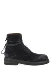 Marsèll Wrap Ankle Round Toe Textured Boots In Black