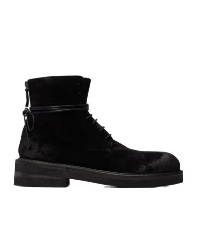 Marsèll Parrucca Combat Ankle Boots In Black