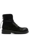 Marsèll Wrap Ankle Round Toe Textured Boots