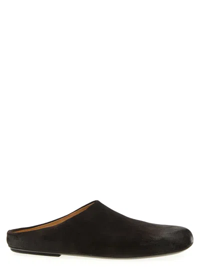 MARSÈLL PASSO FLAT SHOES BROWN