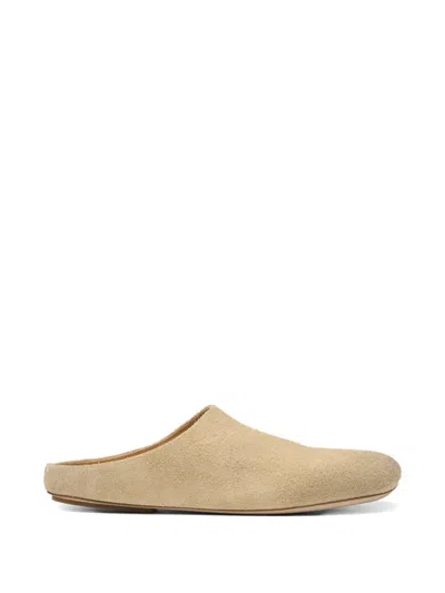 Marsèll Passo Suede Mules In Neutral
