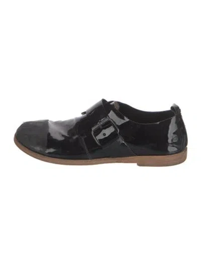 Pre-owned Marsèll Patent Leather Oxfords In Black