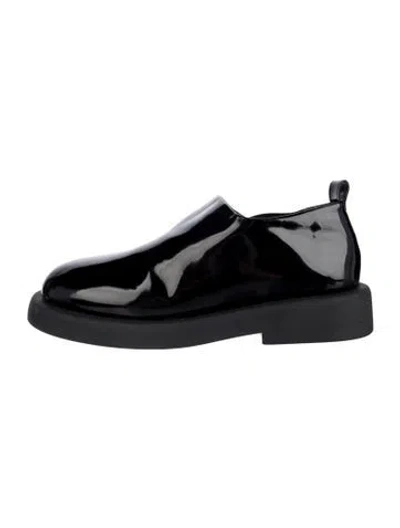 Pre-owned Marsèll Patent Leather Sneakers In Black