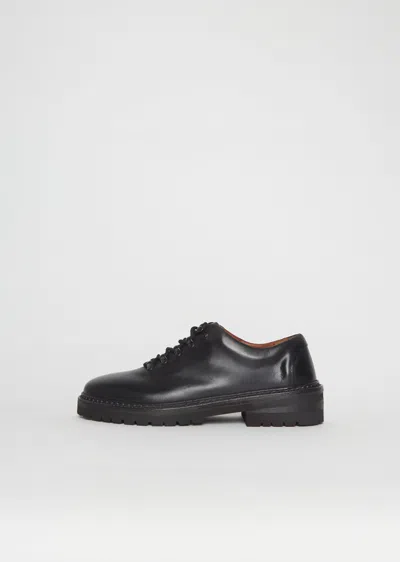 Marsèll Peduletto Oiled Leather Hiking Boot In Nero