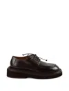 Marsèll Marsell Moc-toe Full-grain Leather Derby Flat In Multi