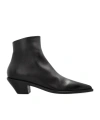 Marsèll Pointed Ankle Boots In Black