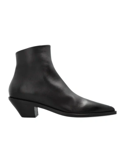 Marsèll Pointed Ankle Boots In Black
